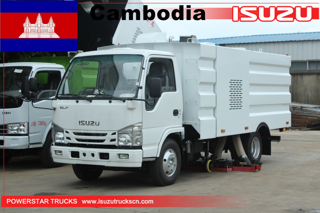 Камбоджа - 1 единица подметально-уборочной машины ISUZU
