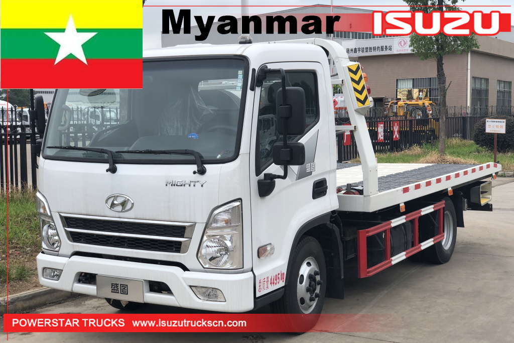 myanmar - 1 единица бортового грузовика грузовика hyundai