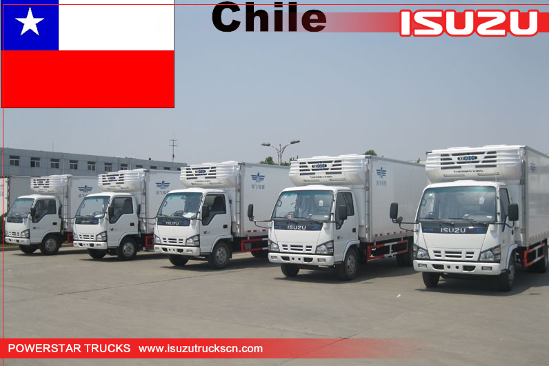 chile - 6 единиц isuzu рефрижераторные фургоны