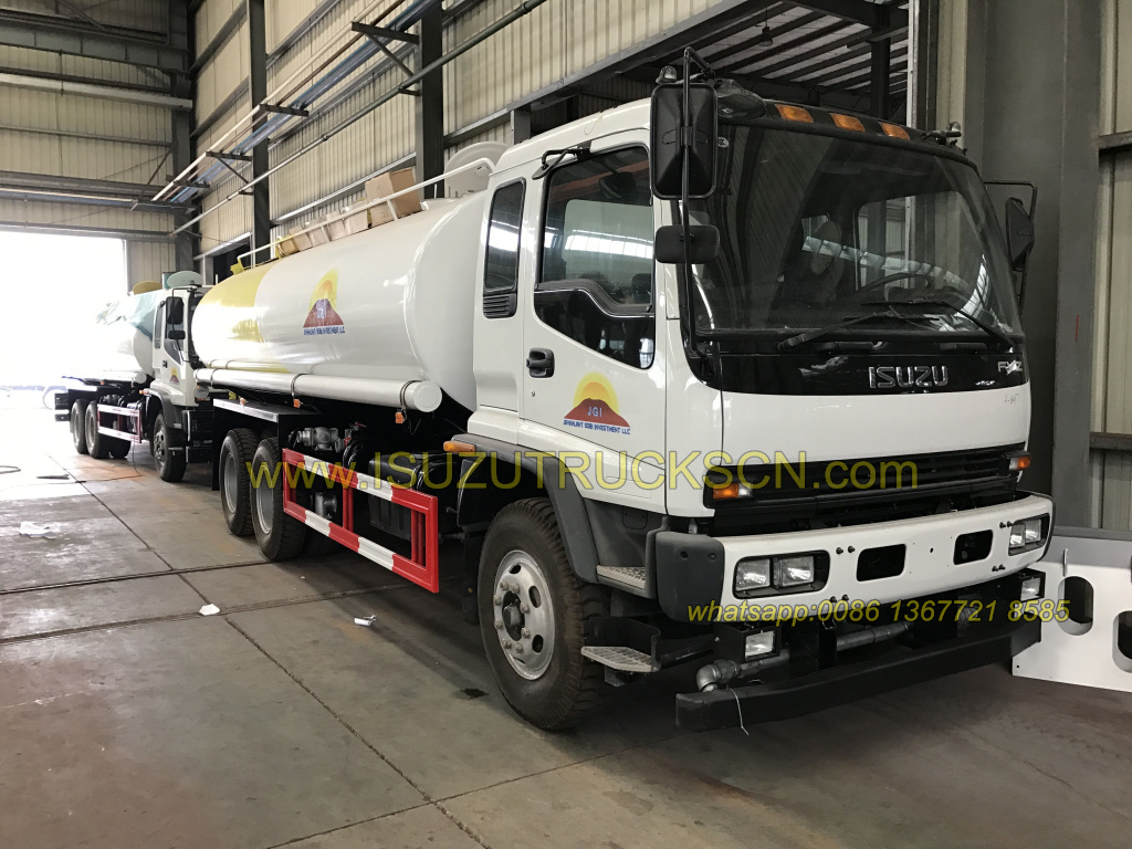 Мобильный воды бак грузовик грузовик Isuzu FVZ тяжелых грузовиков