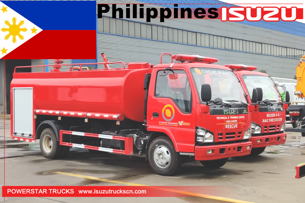 Филиппины - 2 единицы ISUZU Rescue Fire Engine Truck
