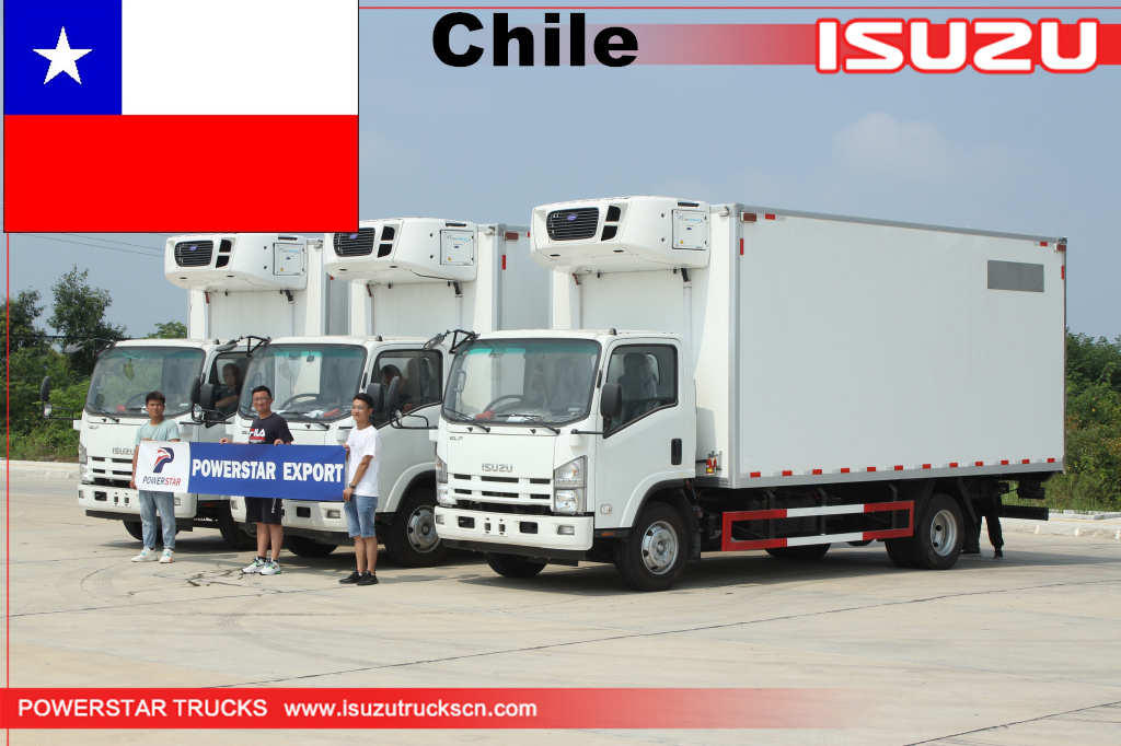 Чили - 3 единицы авторефрижераторов ISUZU
