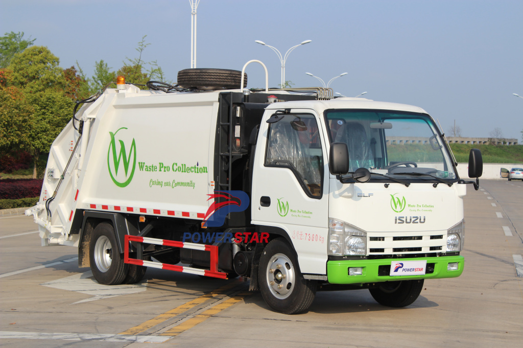 3tons philippines мусоровозы грузовик isuzu