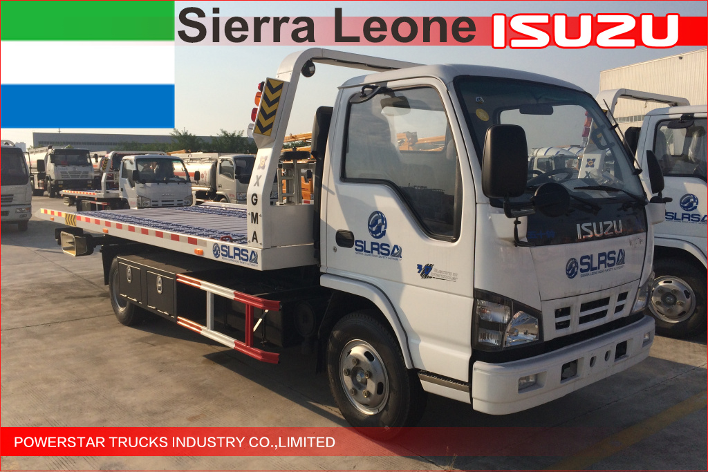 7 единиц грузовых автомобилей Isuzu для Сьерра-Леоне