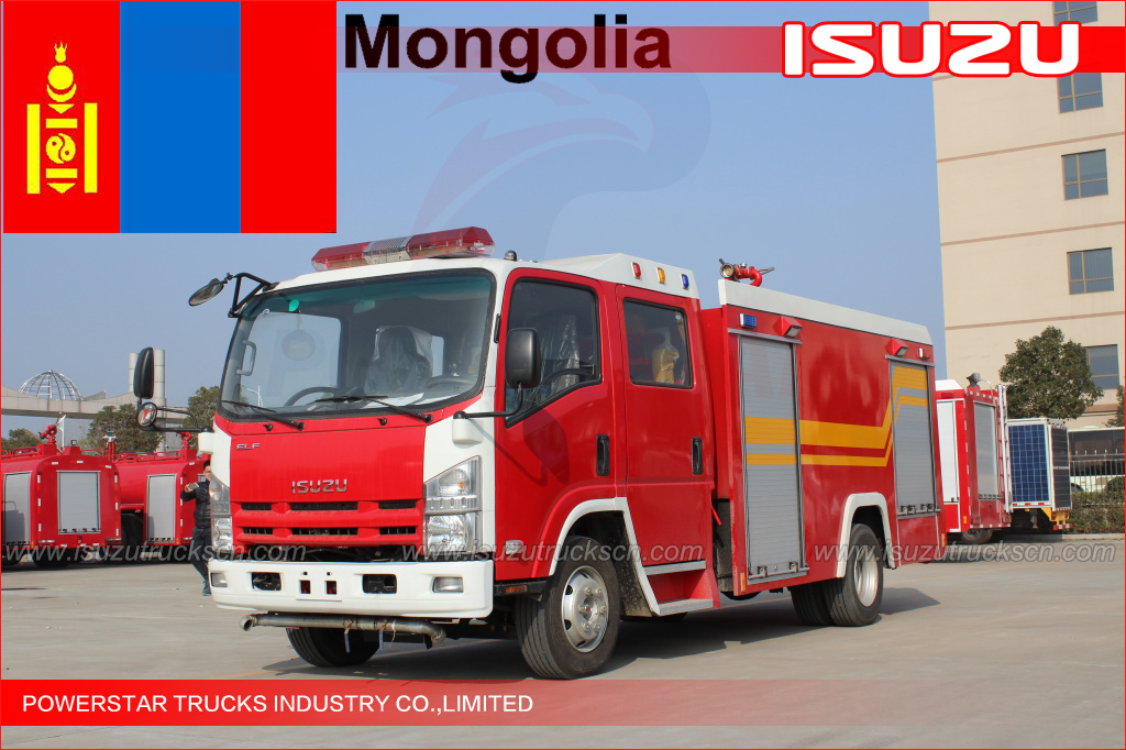 NPR эльф воды пожарный грузовик в Монголию