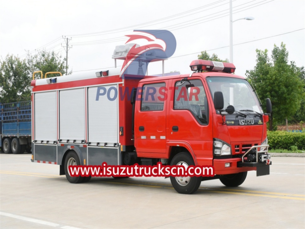 Каковы распространенные пожарные машины Isuzu?
        
