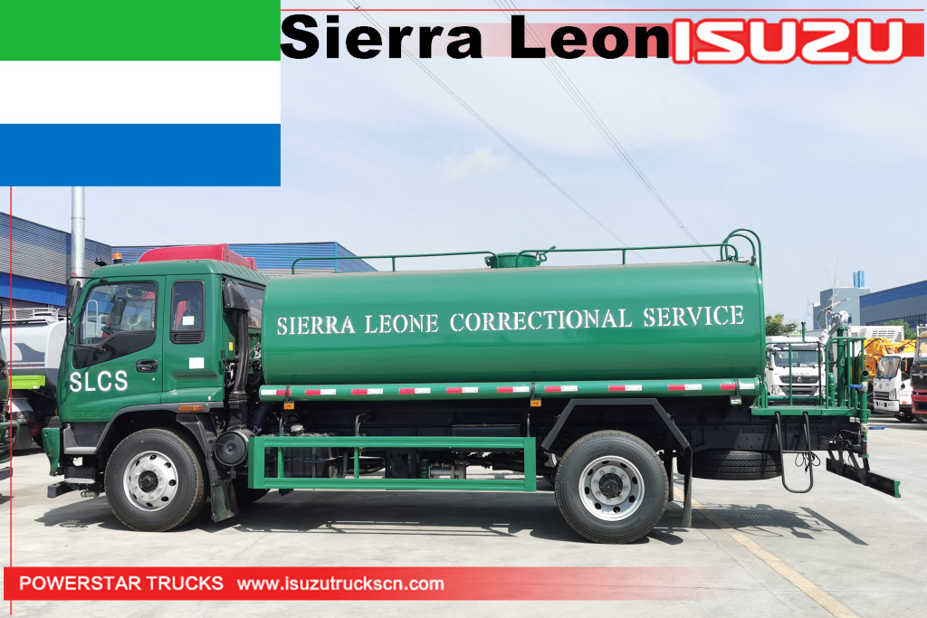 Сьерра-Леоне - 1 единица автоцистерн ISUZU FVR для воды
