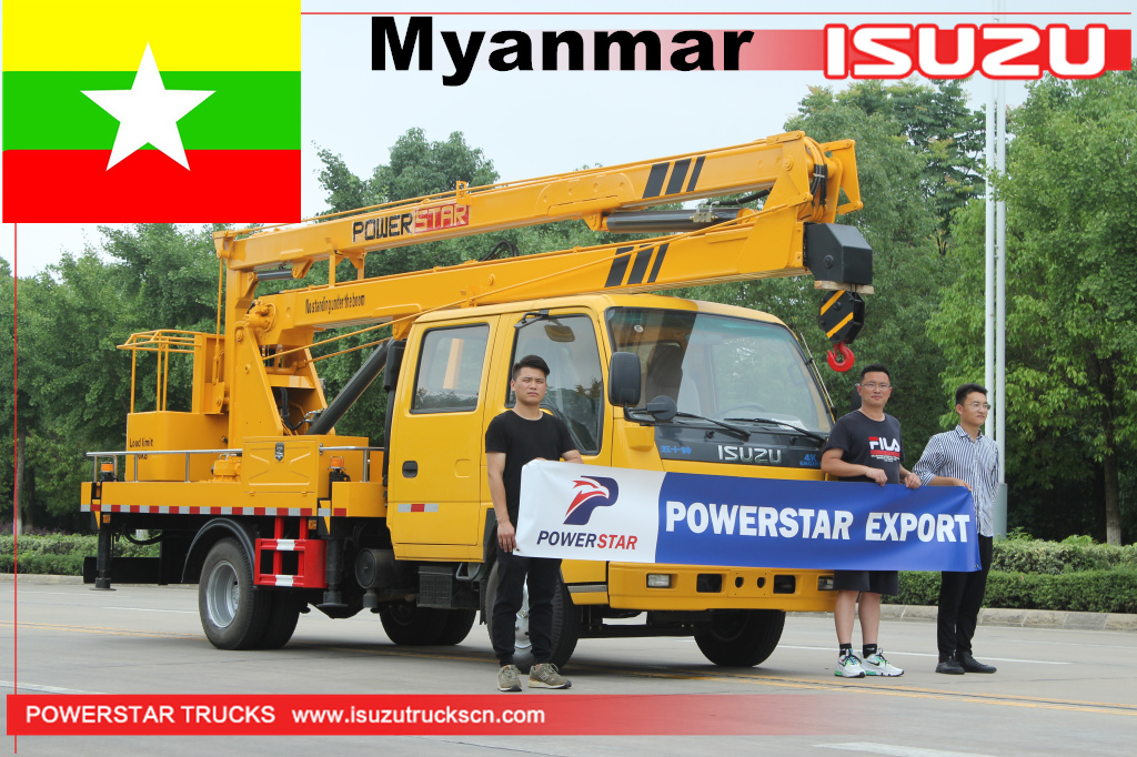 Мьянма - 1 единица ISUZU Manlifter Truck
