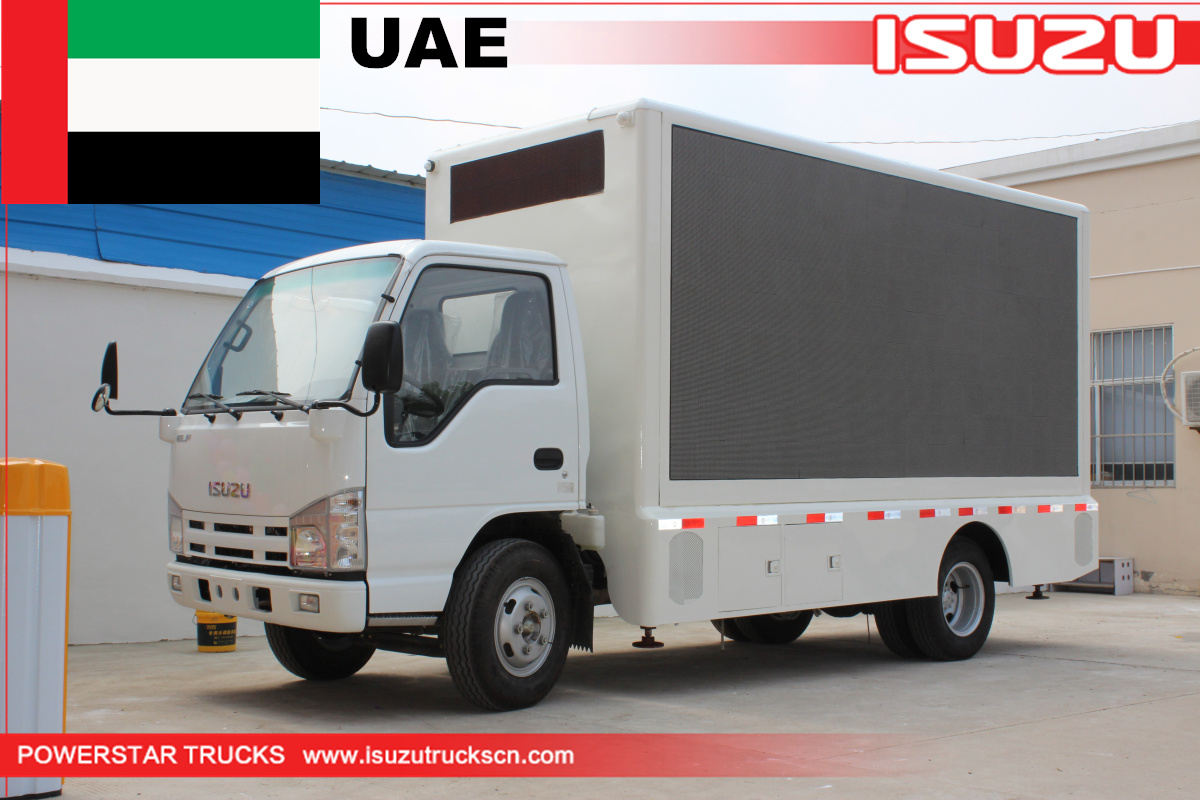 uae - 1 единица водить экран напольный грузовик isuzu