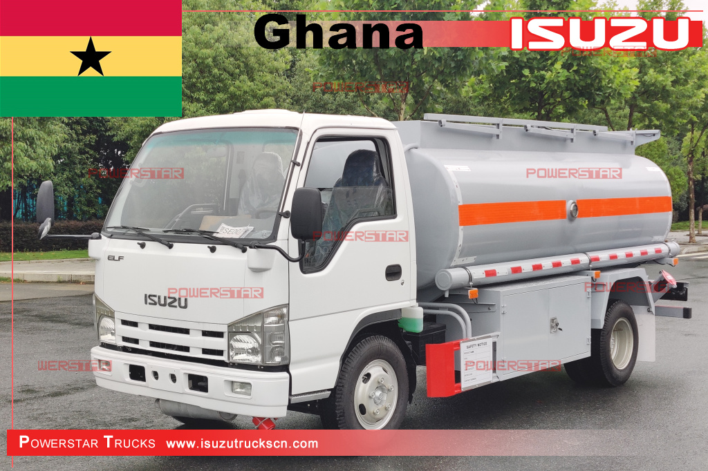 Гана - ISUZU ELF/100P Автоцистерны для раздачи мазута
