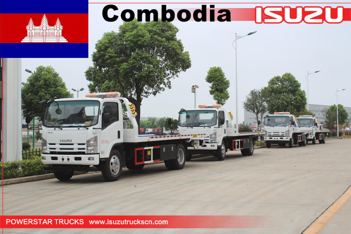 combodia - 4 единицы буксировочного грузовика isuzu