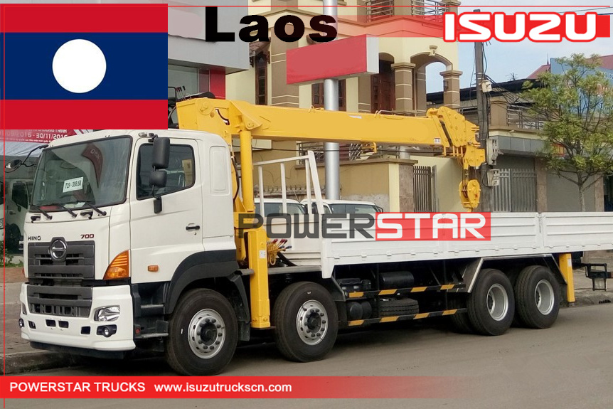 laos - 1 единица hino700 грузовик с краном