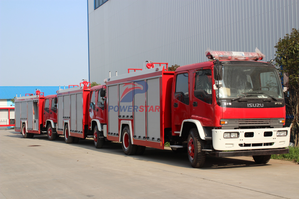 Профессиональные поставки Isuzu Fire грузовик пожарная машина огонь борьбы грузовик воды пены типа