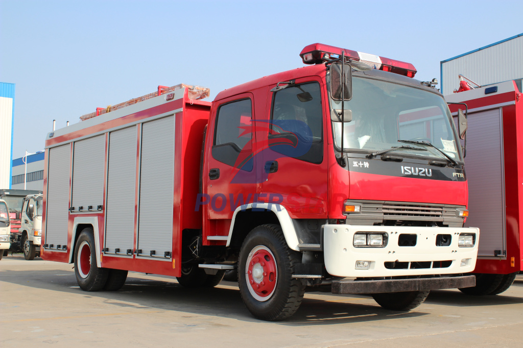 Powerstar грузовик 5000 L пены пожарная машина с шасси Isuzu ОФО