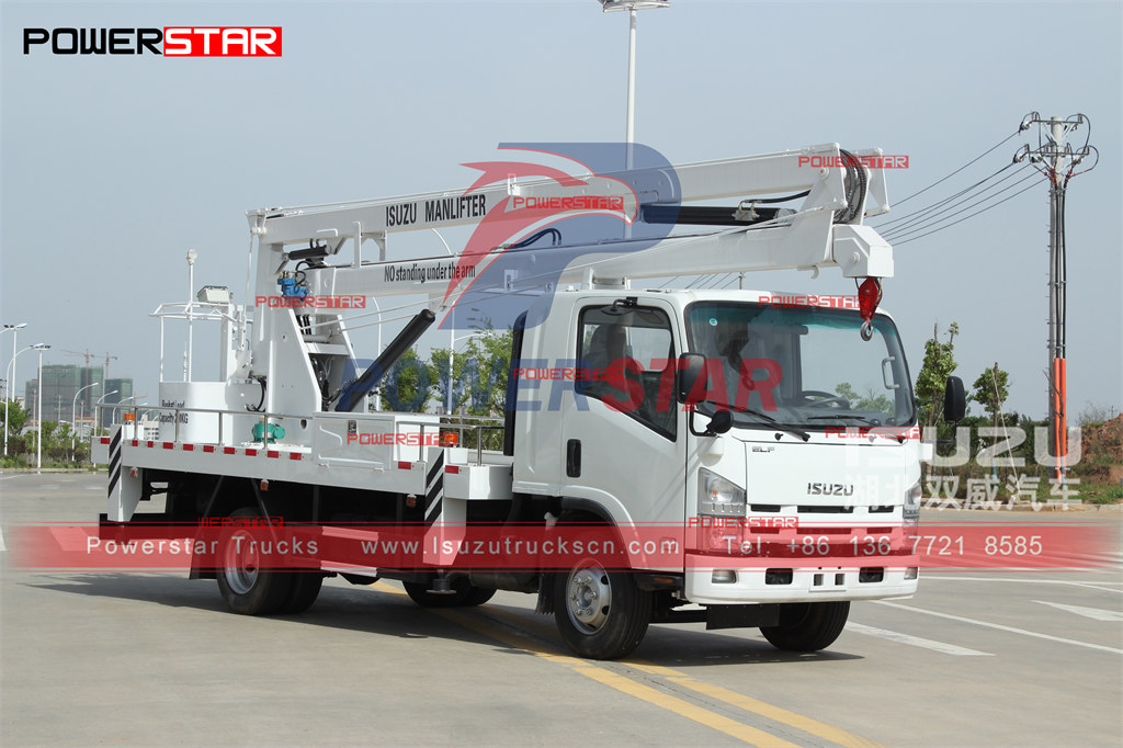 Экспорт руководства по эксплуатации грузовика с подъемной рабочей платформой ISUZU ELF 16 м на Филиппины Себу
