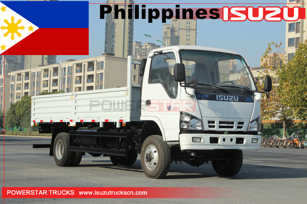Филиппины - 3 шт. ISUZU NKR 600P 4x4 бортовые грузовые фургоны повышенной проходимости.
